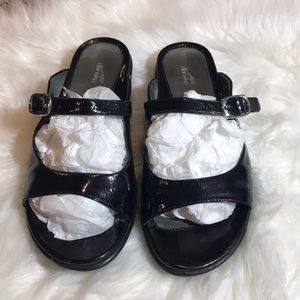 Dansko patent leather sandals